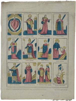 planche de saints (titre factice) : Cliché H. Rouyer
