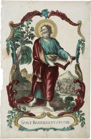 SAINT BARTHELLEMY APOTRE. (titre inscrit) ; Saint Barthélémy (titre factice)