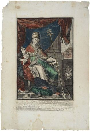 Alexandre VIII Souverain Pontife (titre inscrit)