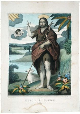 ST. JEAN. (titre inscrit fr., it., esp.) ; saint Jean-Baptiste (titre factice)