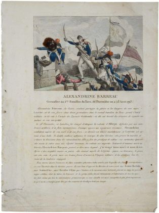 ALEXANDRINE BARREAU / Grenadier au 2eme. Bataillon du Tarn, 26 Thermidor an 2. (13 Aout 1793.) (titre inscrit)