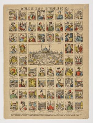 LOTERIE DE L'EXP[OSI]TION UNIVERSELLE DE 1878 (titre inscrit)