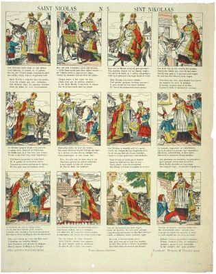 SAINT NICOLAS N. 5 SINT NIKOLAAS (titre inscrit fr., néerl.) : Cliché H. Rouyer