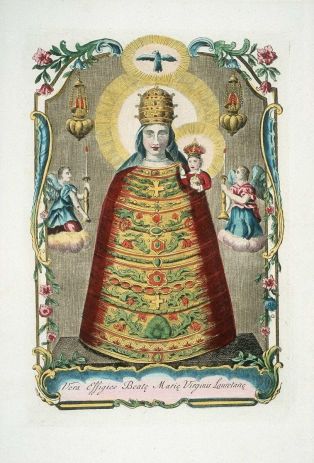 Vera Effigies Beate Marie Virginis Lauretane (titre inscrit lat.) ; Notre-Dame de Lorette (titre factice)