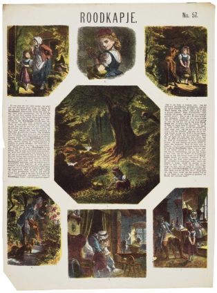 ROODKAPJE. No. 57. (titre inscrit, néerl.) ; le petit chaperon rouge (titre factice) ; © Essy Erfani