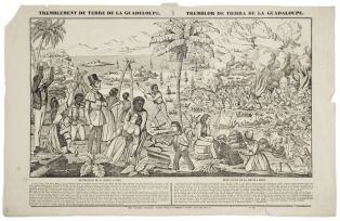 TREMBLEMENT DE TERRE DE LA GUADELOUPE. N° 120. (titre inscrit fr., esp.) ; © Cliché H. Rouyer