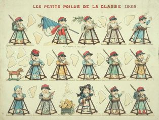 LES PETITS POILUS DE LA CLASSE 1935 (titre inscrit)