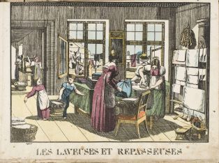 LES LAVEUSES ET REPASSEUSES (titre inscrit) ; © Claude Philippot