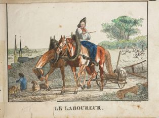 LE LABOUREUR. (titre inscrit) ; © Claude Philippot