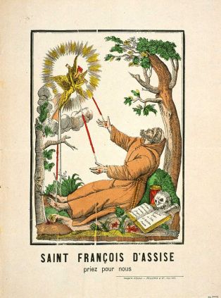 SAINT FRANCOIS D'ASSISE / priez pour nous (titre inscrit)