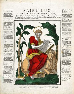 SAINT LUC, TROISIEME EVANGELISTE, (titre inscrit)