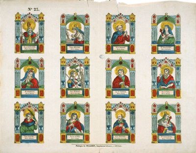saints et saintes (titre factice) ; N°23. (titre inscrit)