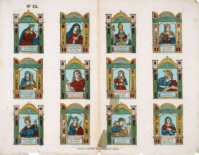 saints et saintes (titre factice) ; N°24 (titre inscrit)