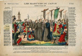 LES MARTYRS DU JAPON / Crucifiés le 5 février 1597. N°.1152 (titre inscrit)