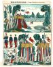 DECORS DE THEATRE MILITAIRE. - Camp français et accessoir...