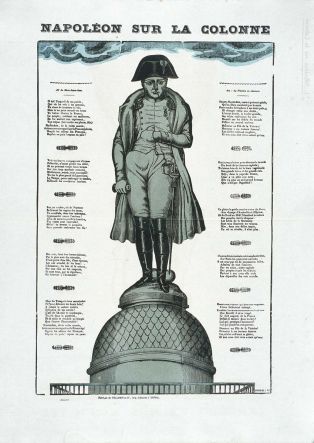 NAPOLEON SUR LA COLONNE (titre inscrit)