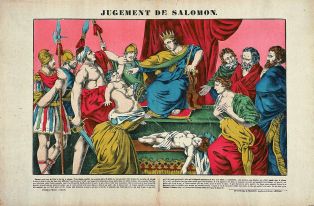 JUGEMENT DE SALOMON. (titre inscrit)