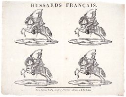 HUSSARDS FRANCAIS. (titre inscrit)