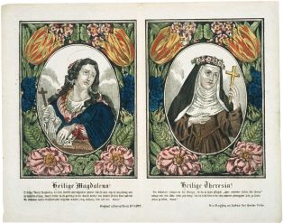 Heilige Magdalena ! Heilige Theresin ! (titre inscrit, all.); Sainte Madeleine et Sainte Thérèse (titre factice)