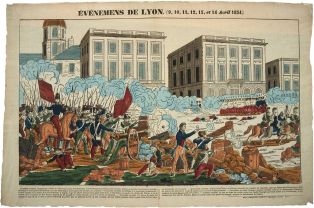 ÉVÉNEMENS [sic] DE LYON. (9, 10, 11, 12, 13, et 14 Avril 1834.) (titre inscrit)