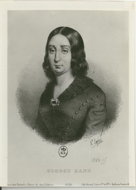Portrait de George SAND vers 1842