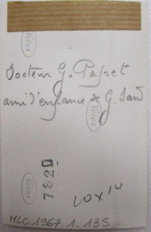 Docteur Gustave PAPET ; PAPET (dit) ; © Collections musée George Sand et de la Vallée Noire