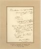 Invitation autographe signée de George SAND à Mmes FLEURY...