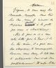Lettre autographe signée du graveur Alexandre Manceau à A...