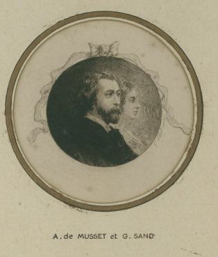 Alfred de MUSSET et George SAND ; © Collections musée George Sand et de la Vallée Noire