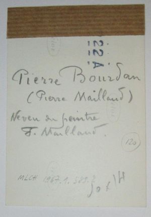 Pierre BOURDAN ; © Collections musée George Sand et de la Vallée Noire