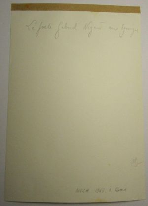 Gabriel NIGOND ; © Collections musée George Sand et de la Vallée Noire