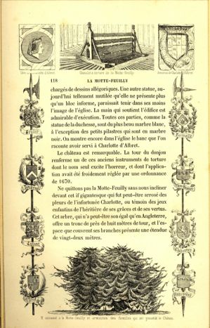Textes et gravures des “esquisses pittoresques de l’Indre”. La Motte-Feuilly ; © Collections musée George Sand et de la Vallée Noire