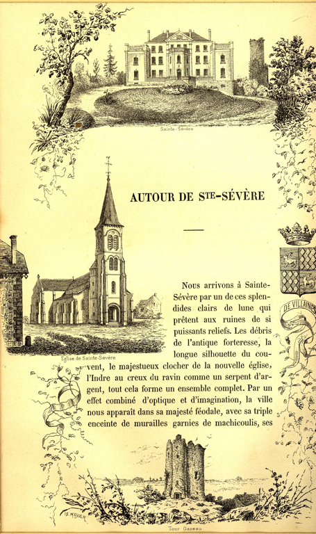 Textes et gravures des “esquisses pittoresques de l’Indre”. Autour de Sainte-Sévère