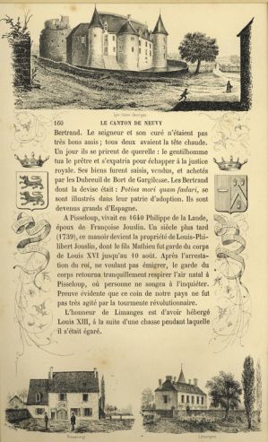 Textes et gravures des “esquisses pittoresques de l’Indre”. Le canton de Neuvy ; © Collections musée George Sand et de la Vallée Noire