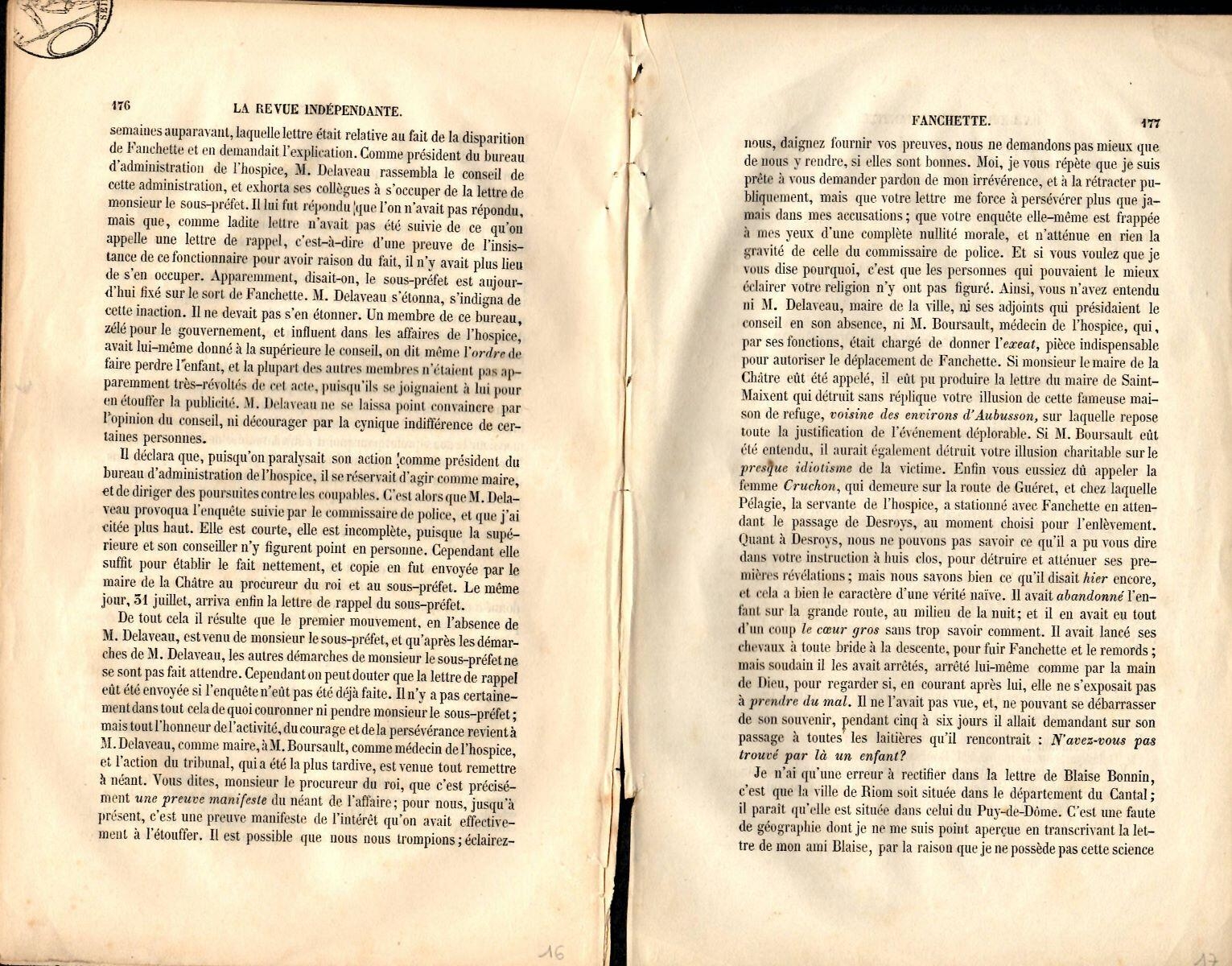 Fanchette, tome 11, Revue Indépendante, novembre + 1 page de dictionnaire