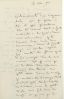 Lettre autographe signée de Maurice DUDEVANT-SAND à Auror...