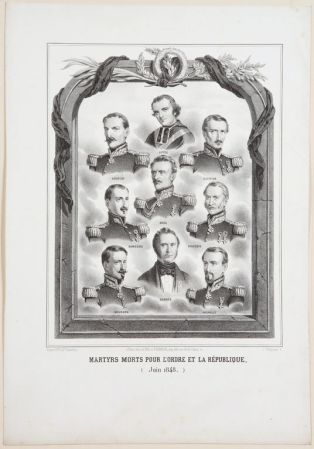 Martyrs morts pour l'ordre et la République (juin 1848) ; © François LAUGINIE