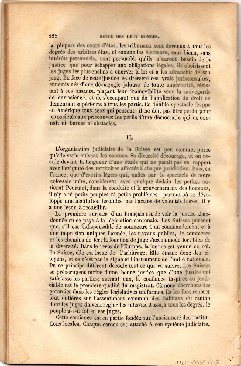 Correspondance de George Sand I - La Réforme judiciaire II