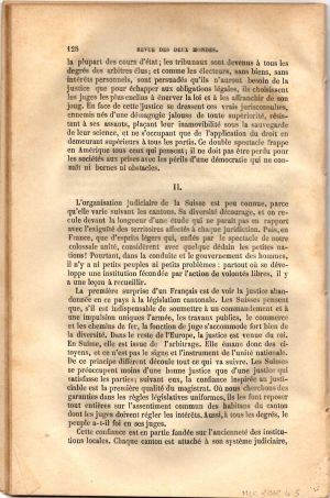Correspondance de George Sand I - La Réforme judiciaire II ; © Collections musée George Sand et de la Vallée Noire