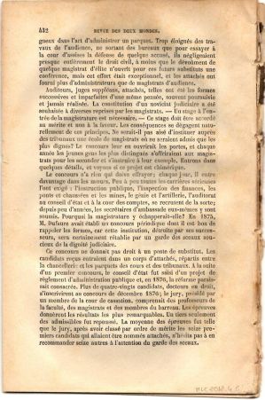 Correspondance de George Sand II - La Réforme judiciaire III ; © Collections musée George Sand et de la Vallée Noire