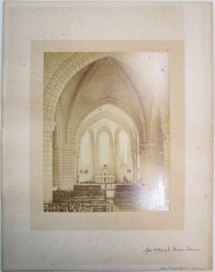 Intérieur de l'église d'Azay le Ferron ; © Collections musée George Sand et de la Vallée Noire