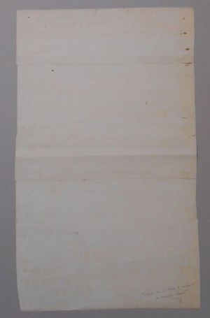 Manuscrit du Prologue d'une pièce pour marionnettes ; © Collections musée George Sand et de la Vallée Noire