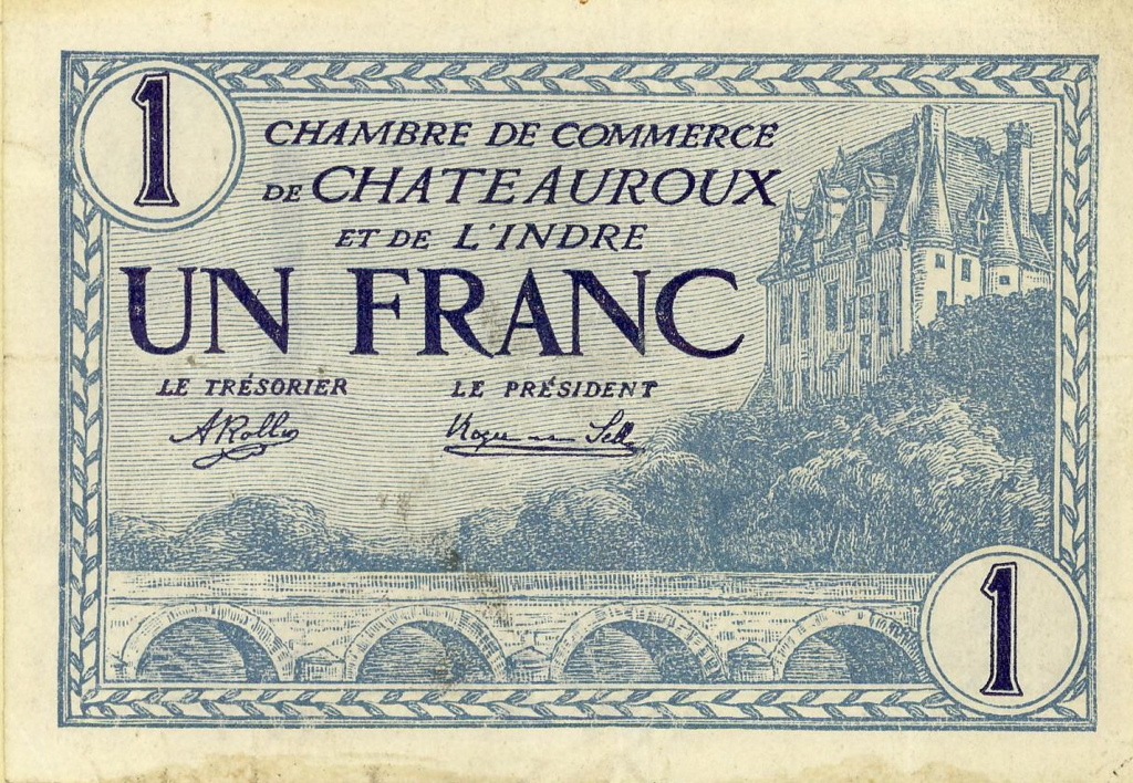 Billet bleu et billet rouge de 1 franc à l’effigie de George SAND