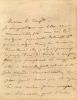 Lettre autographe signée de George SAND à Charles d’ARAGON
