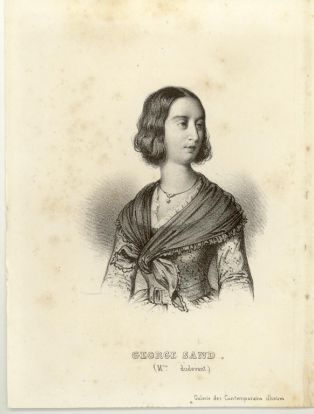George SAND (Mme Dudevant) ; © Collections musée George Sand et de la Vallée Noire