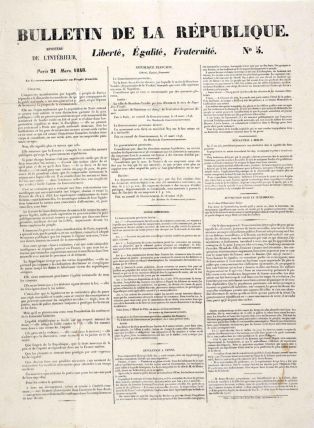 Bulletin de la République N°5 ; © Collections musée George Sand et de la Vallée Noire