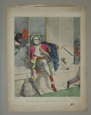 Égire (fuite) en 1849 du Sultan Mahomet Vasistas 1er ; © Collections musée George Sand et de la Vallée Noire
