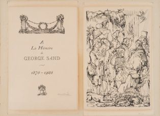 A la Mémoire de George Sand - 1876-1926 ; © Collections musée George Sand et de la Vallée Noire