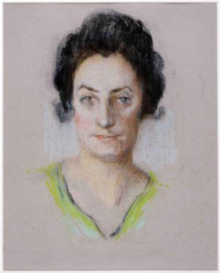 Portrait de femme (titre factice) ; © Collections musée George Sand et de la Vallée Noire