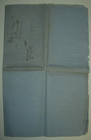Placards d'épreuves pour Pierre qui roule avec notes autographes ; © Collections musée George Sand et de la Vallée Noire